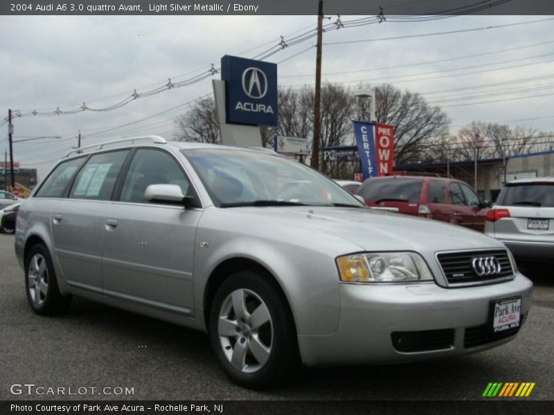 Light Silver Metallic / Ebony 2004 Audi A6 3.0 quattro Avant