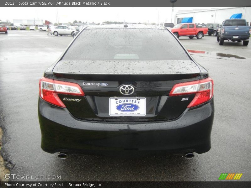 Attitude Black Metallic / Black 2012 Toyota Camry SE V6