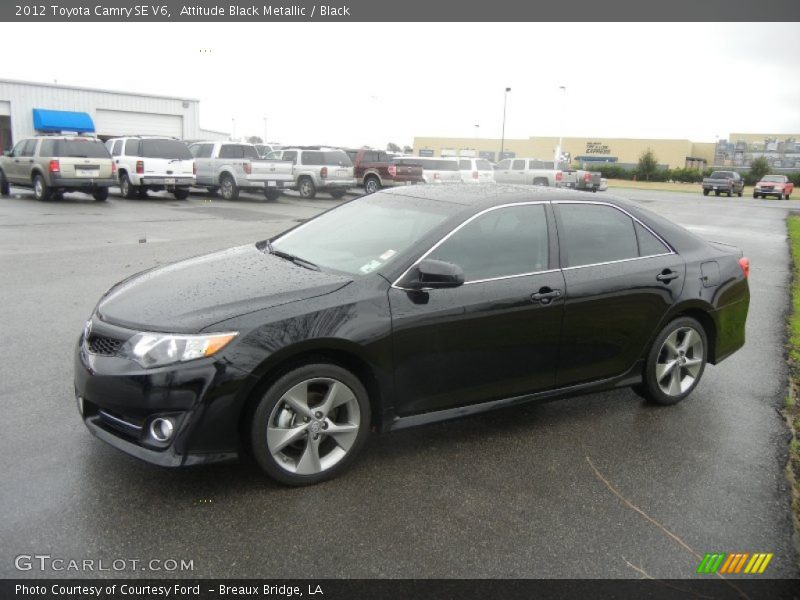 Attitude Black Metallic / Black 2012 Toyota Camry SE V6