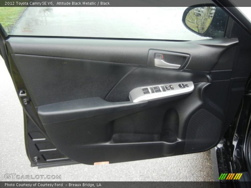 Attitude Black Metallic / Black 2012 Toyota Camry SE V6