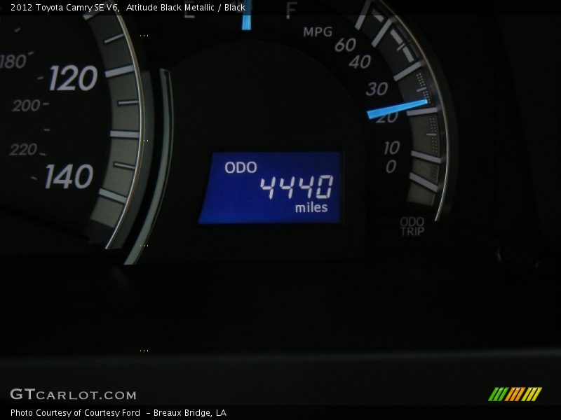 Attitude Black Metallic / Black 2012 Toyota Camry SE V6