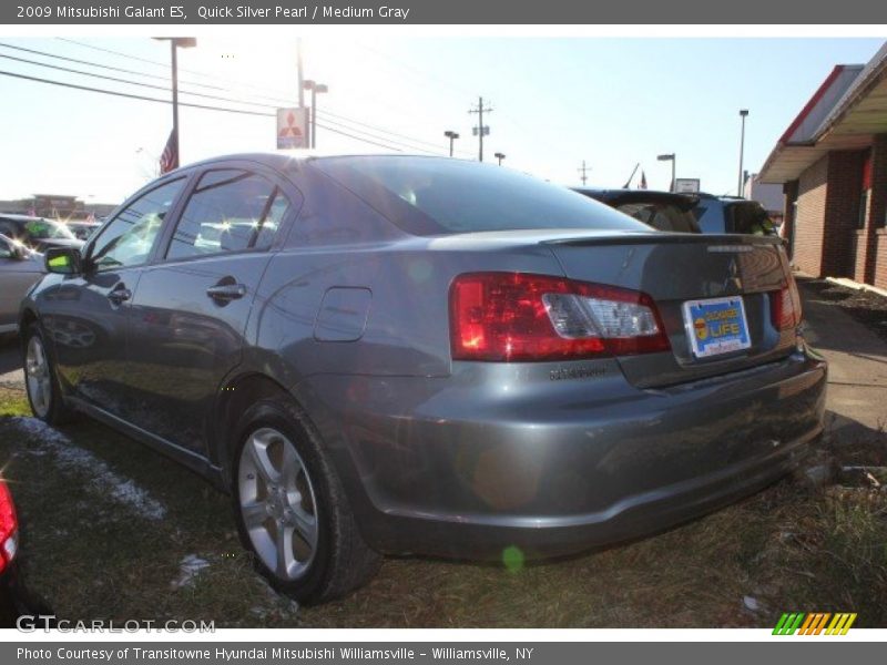 Quick Silver Pearl / Medium Gray 2009 Mitsubishi Galant ES