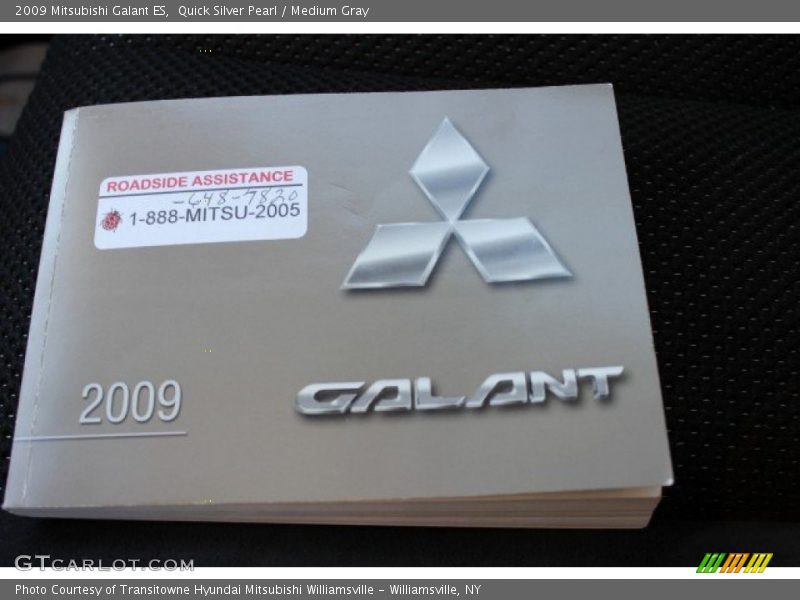 Quick Silver Pearl / Medium Gray 2009 Mitsubishi Galant ES