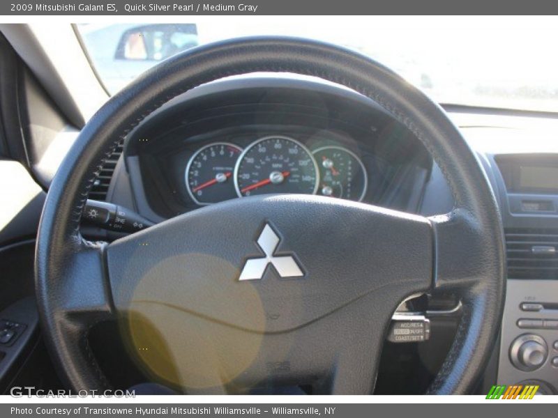 Quick Silver Pearl / Medium Gray 2009 Mitsubishi Galant ES