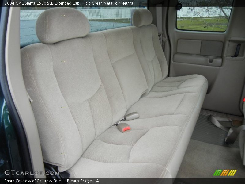  2004 Sierra 1500 SLE Extended Cab Neutral Interior