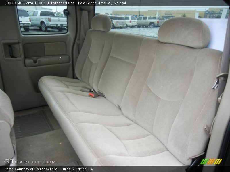  2004 Sierra 1500 SLE Extended Cab Neutral Interior