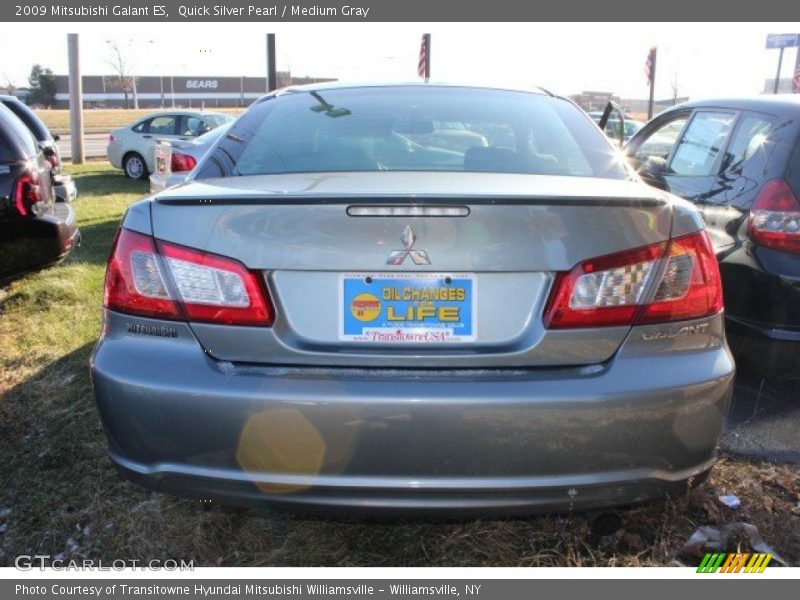 Quick Silver Pearl / Medium Gray 2009 Mitsubishi Galant ES