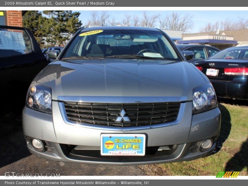 Quick Silver Pearl / Medium Gray 2009 Mitsubishi Galant ES