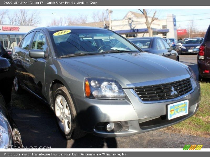 Quick Silver Pearl / Medium Gray 2009 Mitsubishi Galant ES