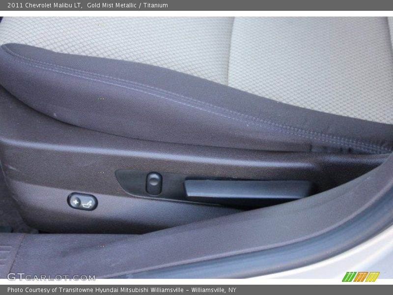 Gold Mist Metallic / Titanium 2011 Chevrolet Malibu LT