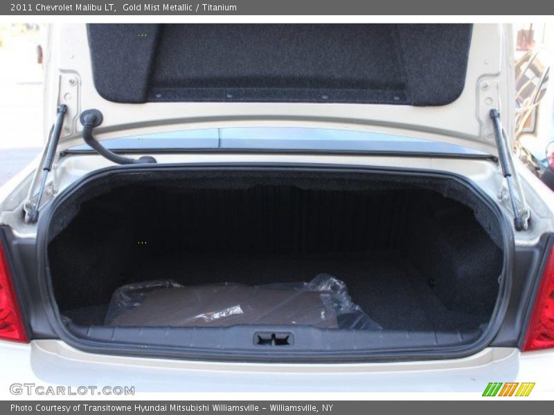Gold Mist Metallic / Titanium 2011 Chevrolet Malibu LT