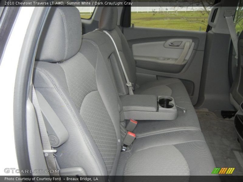 Summit White / Dark Gray/Light Gray 2010 Chevrolet Traverse LT AWD