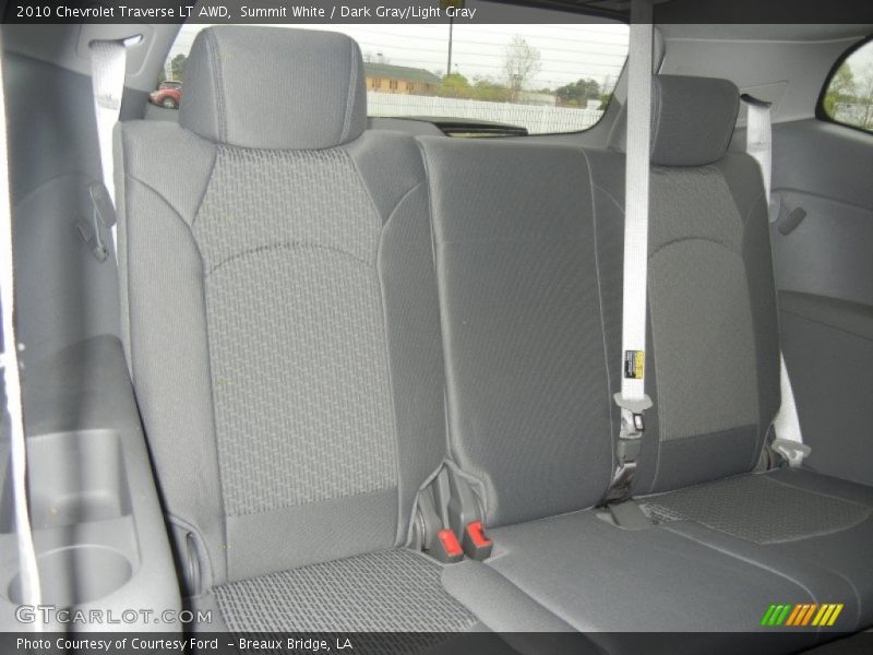 Summit White / Dark Gray/Light Gray 2010 Chevrolet Traverse LT AWD