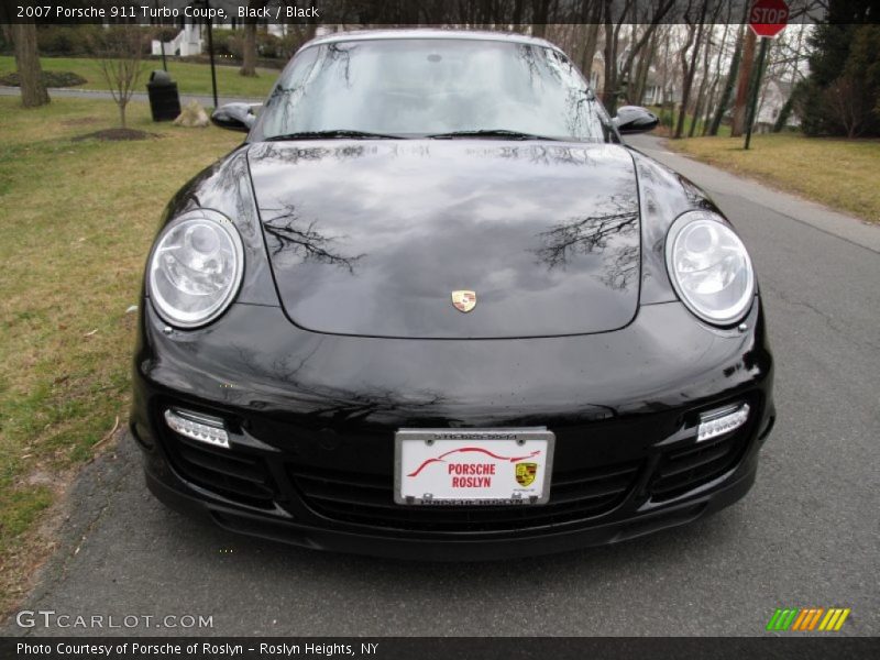 Black / Black 2007 Porsche 911 Turbo Coupe