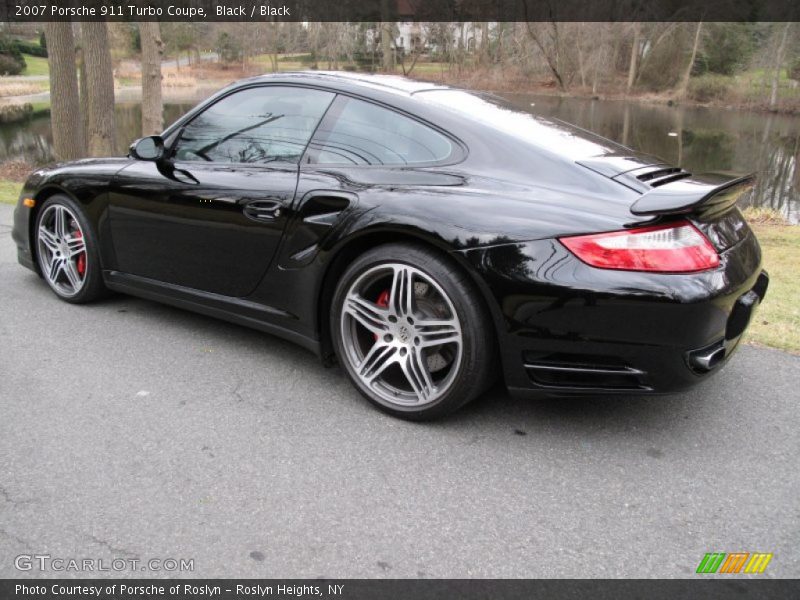 Black / Black 2007 Porsche 911 Turbo Coupe