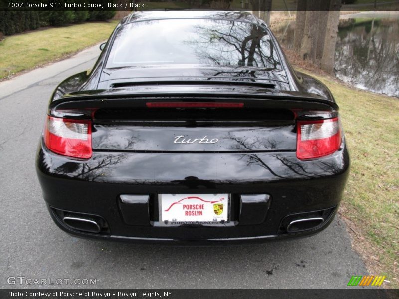 Black / Black 2007 Porsche 911 Turbo Coupe