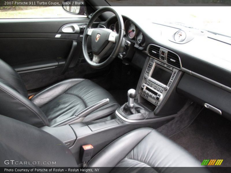  2007 911 Turbo Coupe Black Interior