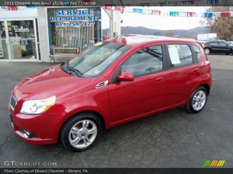 Sport Red / Charcoal 2011 Chevrolet Aveo Aveo5 LT