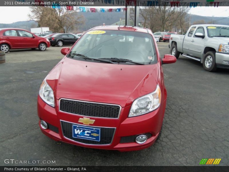 Sport Red / Charcoal 2011 Chevrolet Aveo Aveo5 LT