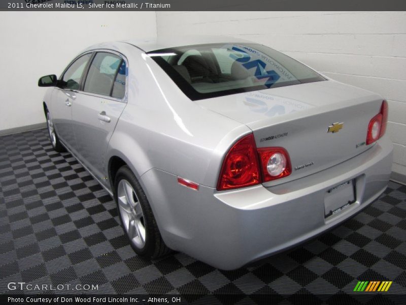 Silver Ice Metallic / Titanium 2011 Chevrolet Malibu LS