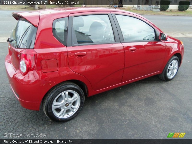 Sport Red / Charcoal 2011 Chevrolet Aveo Aveo5 LT