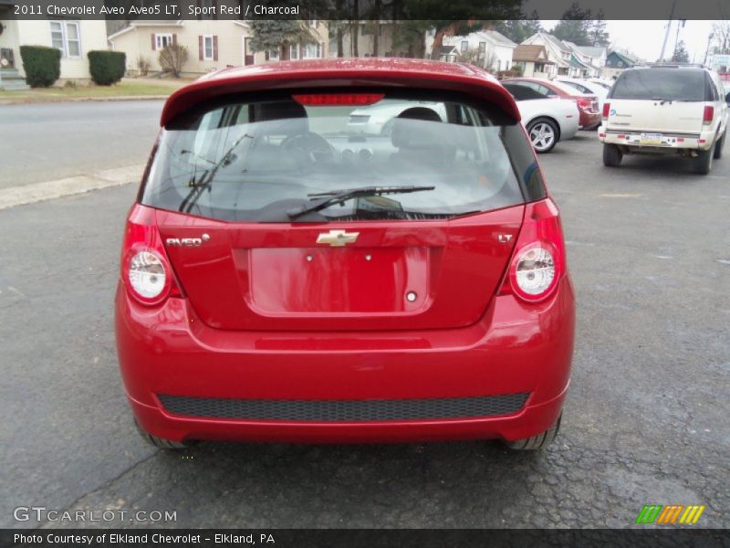 Sport Red / Charcoal 2011 Chevrolet Aveo Aveo5 LT