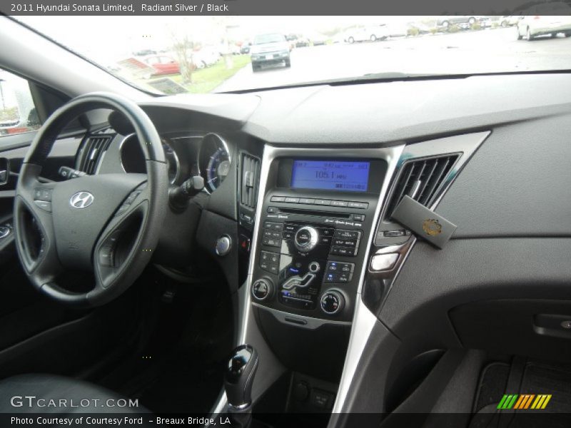 Radiant Silver / Black 2011 Hyundai Sonata Limited
