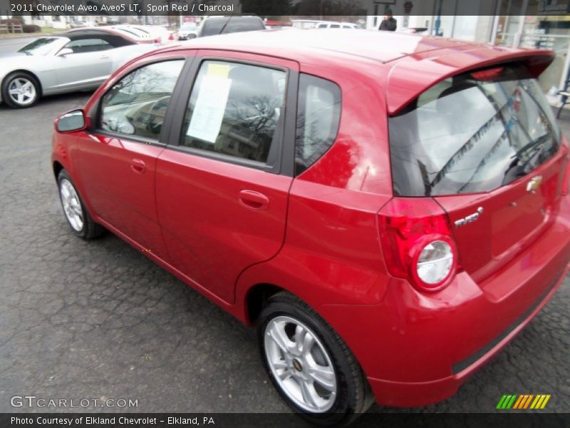 Sport Red / Charcoal 2011 Chevrolet Aveo Aveo5 LT