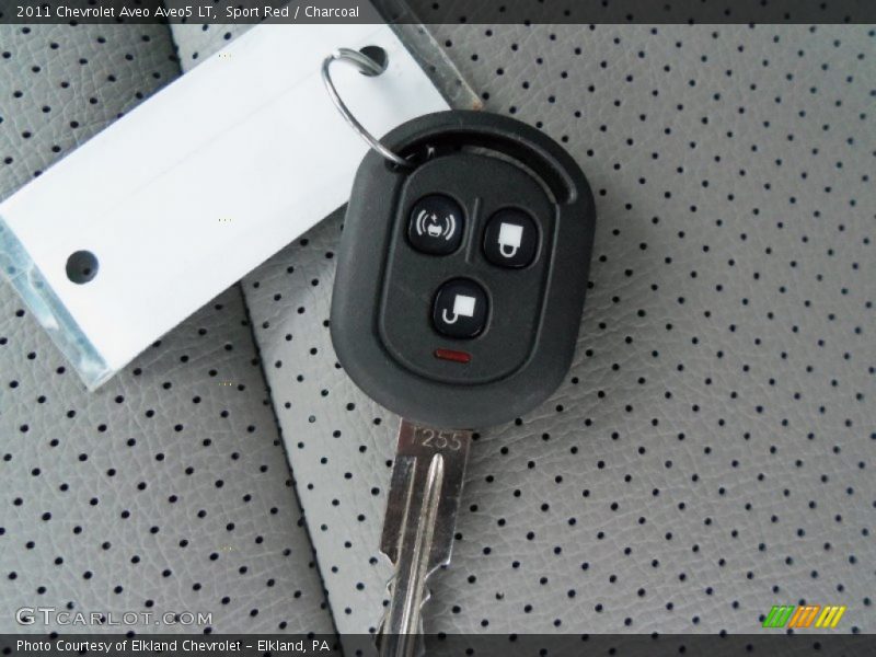 Sport Red / Charcoal 2011 Chevrolet Aveo Aveo5 LT