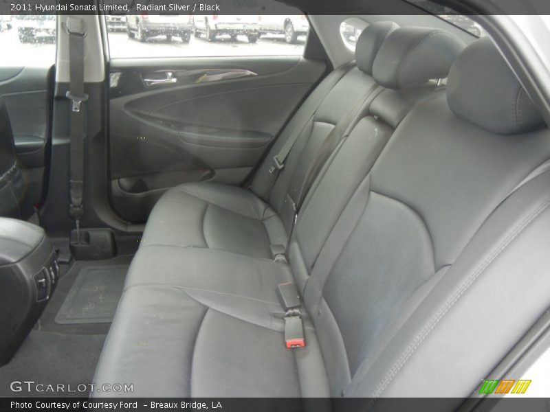 Radiant Silver / Black 2011 Hyundai Sonata Limited