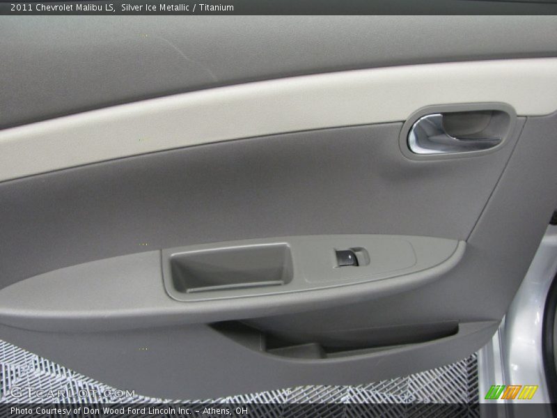 Silver Ice Metallic / Titanium 2011 Chevrolet Malibu LS