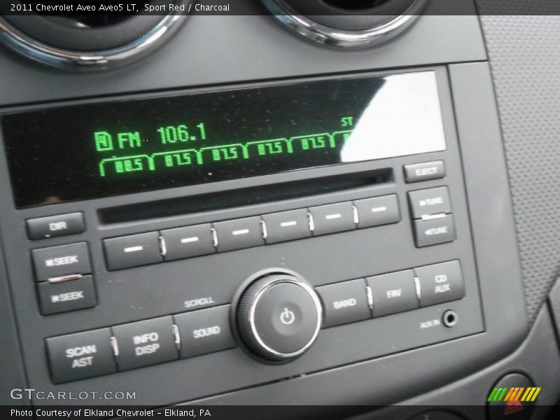 Sport Red / Charcoal 2011 Chevrolet Aveo Aveo5 LT