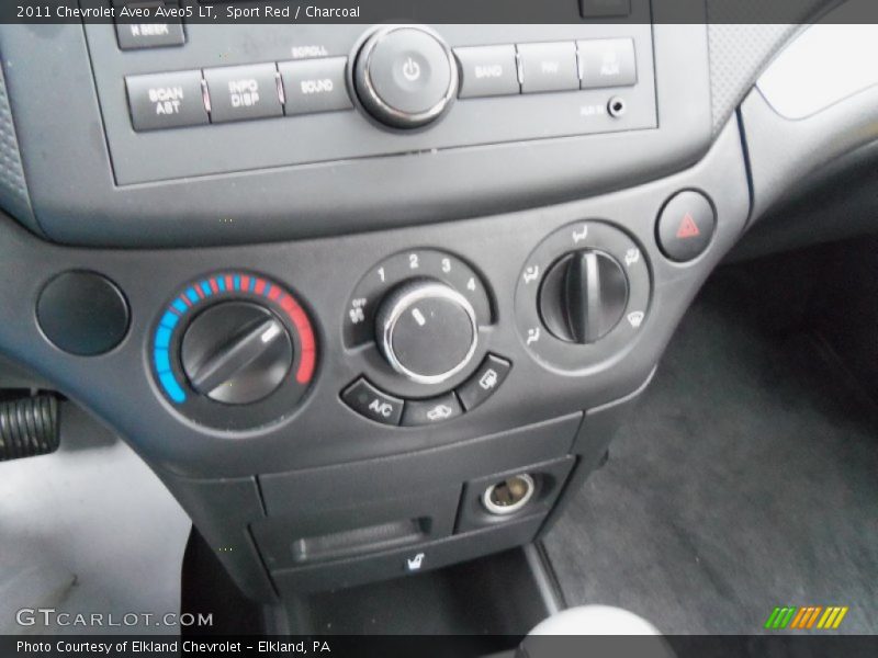 Sport Red / Charcoal 2011 Chevrolet Aveo Aveo5 LT