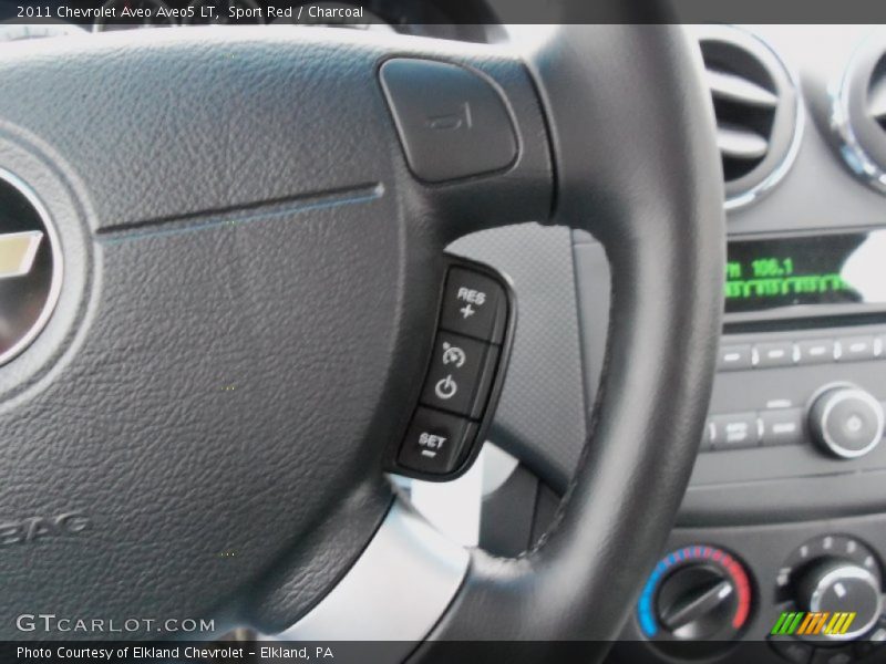 Sport Red / Charcoal 2011 Chevrolet Aveo Aveo5 LT