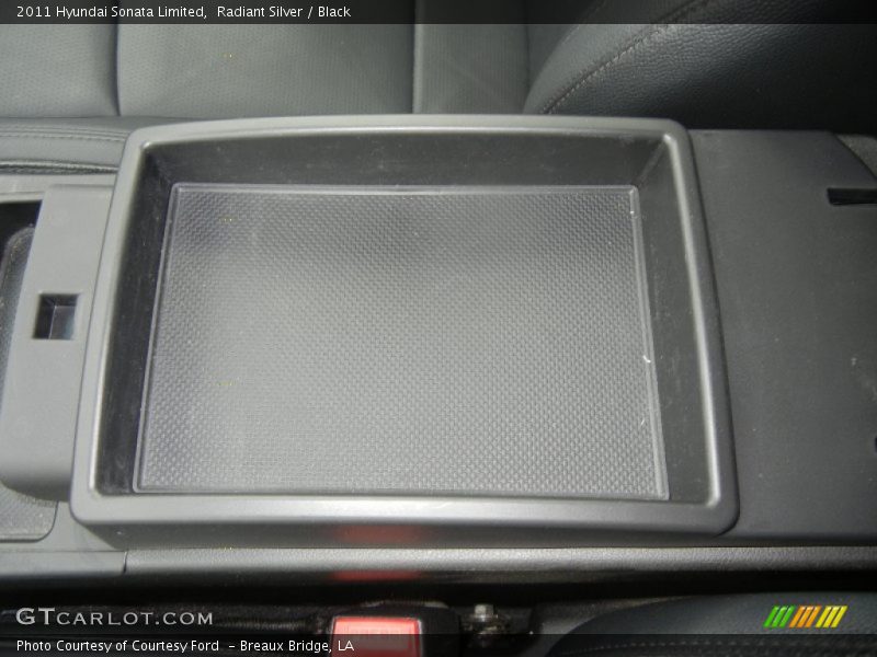Radiant Silver / Black 2011 Hyundai Sonata Limited