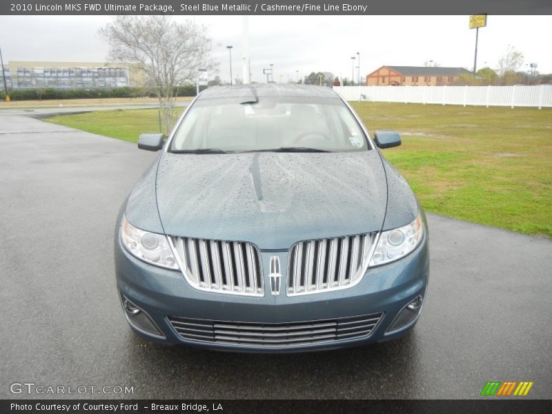 Steel Blue Metallic / Cashmere/Fine Line Ebony 2010 Lincoln MKS FWD Ultimate Package