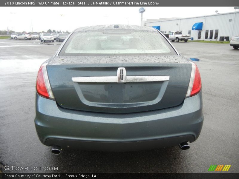 Steel Blue Metallic / Cashmere/Fine Line Ebony 2010 Lincoln MKS FWD Ultimate Package
