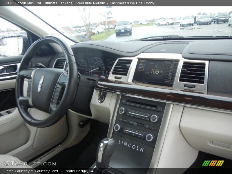 Steel Blue Metallic / Cashmere/Fine Line Ebony 2010 Lincoln MKS FWD Ultimate Package
