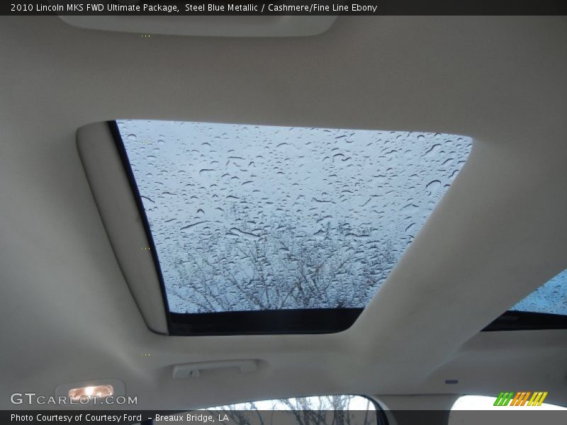 Steel Blue Metallic / Cashmere/Fine Line Ebony 2010 Lincoln MKS FWD Ultimate Package