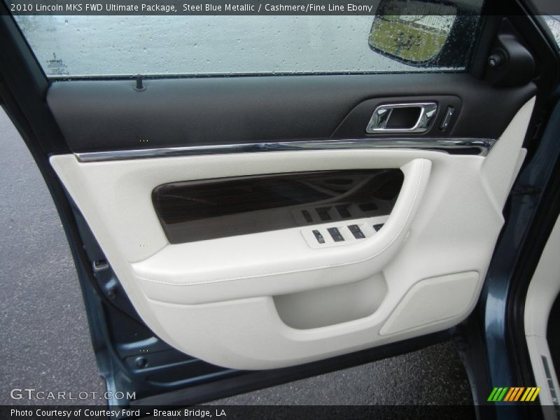 Steel Blue Metallic / Cashmere/Fine Line Ebony 2010 Lincoln MKS FWD Ultimate Package