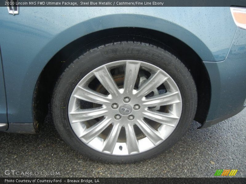 Steel Blue Metallic / Cashmere/Fine Line Ebony 2010 Lincoln MKS FWD Ultimate Package