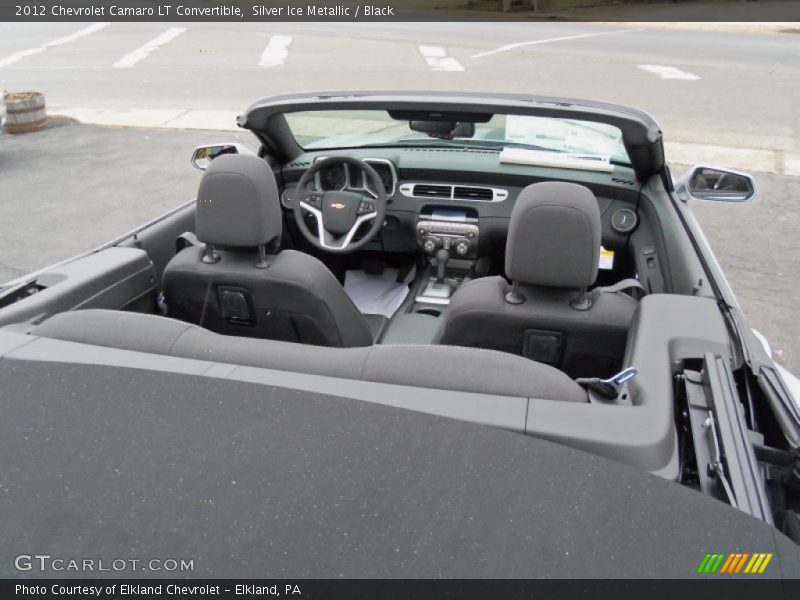 Silver Ice Metallic / Black 2012 Chevrolet Camaro LT Convertible