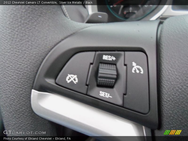 Silver Ice Metallic / Black 2012 Chevrolet Camaro LT Convertible