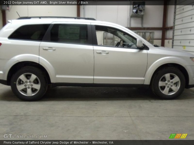 Bright Silver Metallic / Black 2012 Dodge Journey SXT AWD