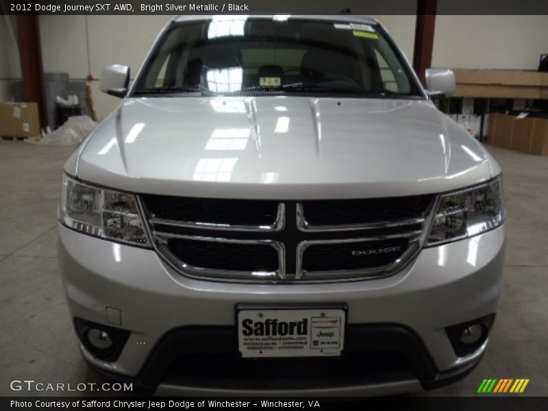 Bright Silver Metallic / Black 2012 Dodge Journey SXT AWD