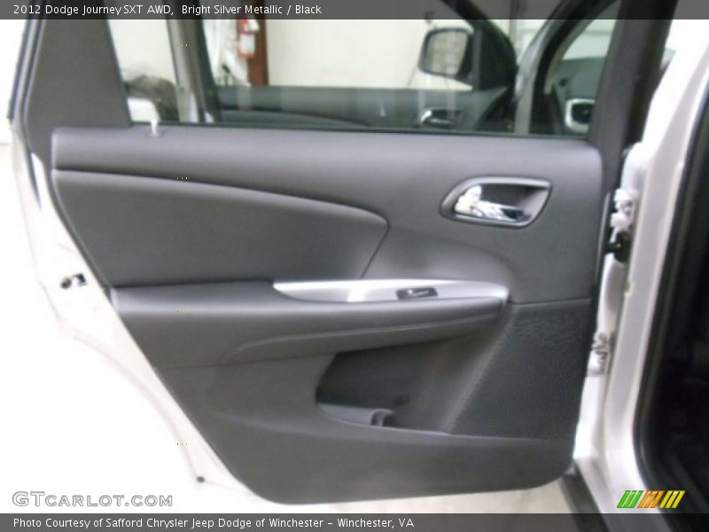 Bright Silver Metallic / Black 2012 Dodge Journey SXT AWD