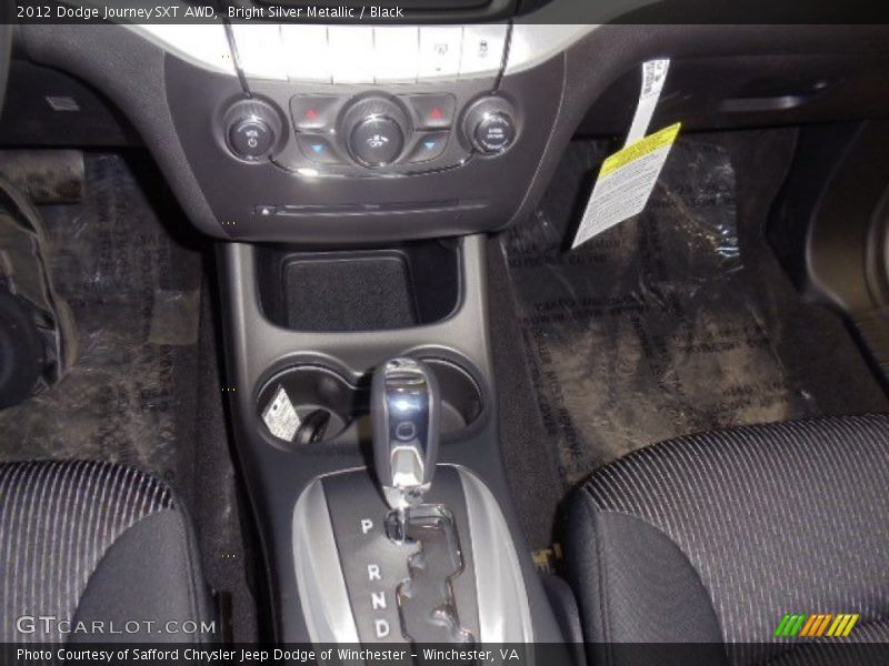 Bright Silver Metallic / Black 2012 Dodge Journey SXT AWD