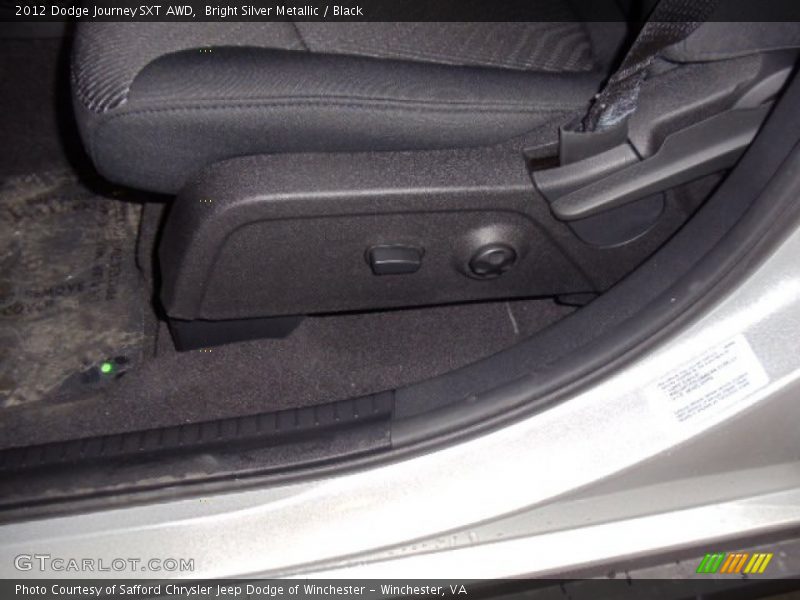 Bright Silver Metallic / Black 2012 Dodge Journey SXT AWD