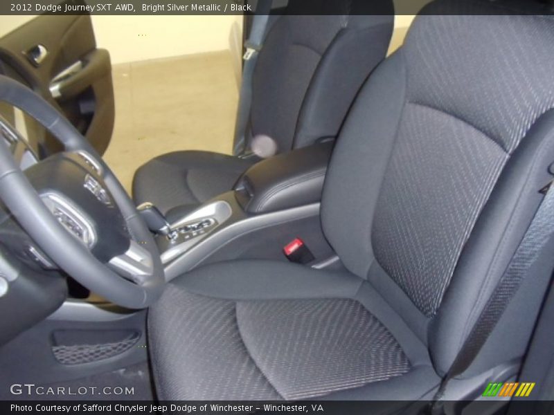 Bright Silver Metallic / Black 2012 Dodge Journey SXT AWD
