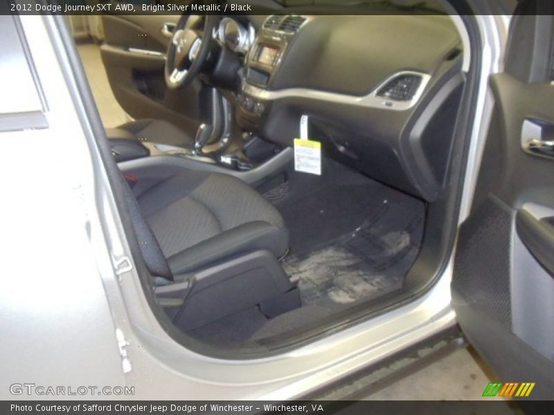Bright Silver Metallic / Black 2012 Dodge Journey SXT AWD
